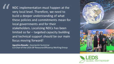 LEDS GP at COP26 – highlights & learnings